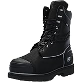 Timberland PRO Men's Gravel Pit Internal Met Guard 10 Inch Steel Safety Toe Puncture Resistant Insulated Waterproof Industrial Work Boot, Black-2024 NEW, 7.5 W US
