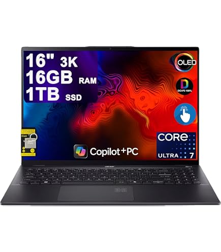 Amazon.com: acer Swift 16 AI Laptop Copilot + PC 16.0