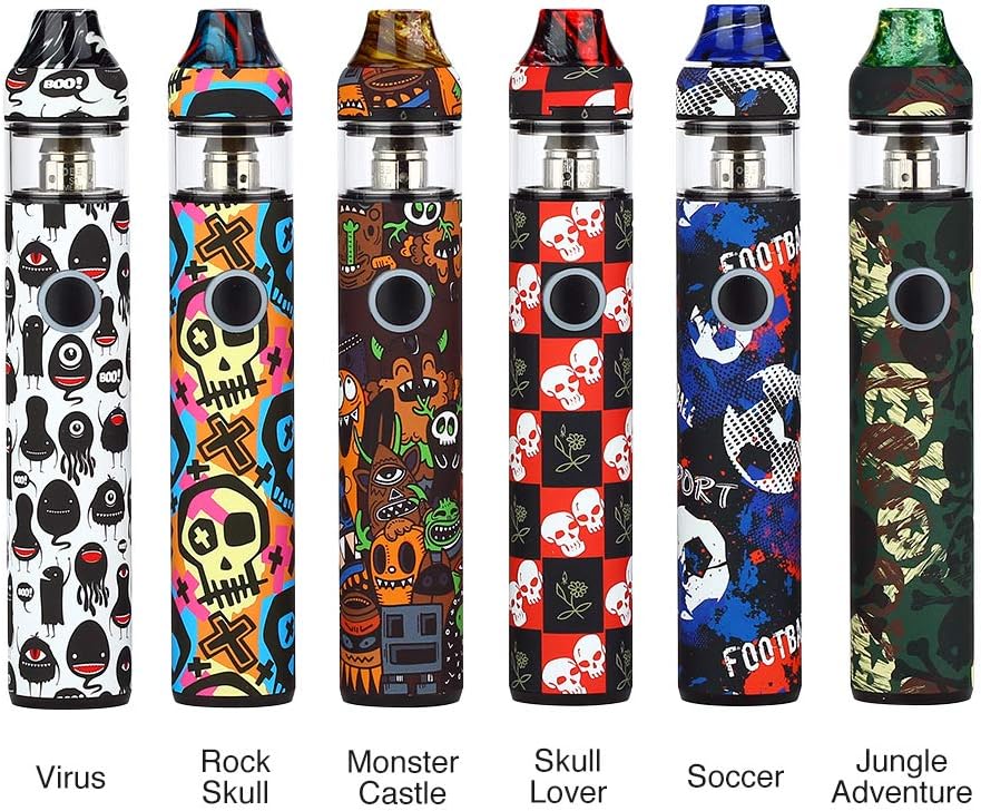 OBS KFB2 Kit 1500mAh Battery with 2X Spare Coils 1x Extra O-Ring No Nicotine TPD Compliant (Football (Soccer))