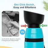 Pecute Dog Water Bottle 850ml Portable Leak Proof Travel Water Dispenser view 5
