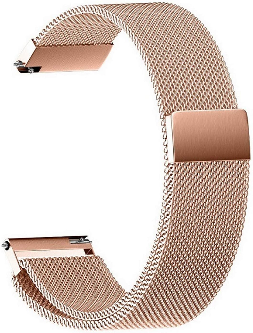 Stainless Steel Watchband with 18 20 22mm Width Universal Wristband for Smart Watch Bands Metal Band Desallusa-Buckles-XDMSD2892 Magnetic Release