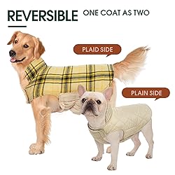 Kuoser Warm Dog Coat, Waterproof Dog Jacket for
