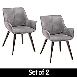 Homy Grigio Modern Leatherette Dining Room Accent
