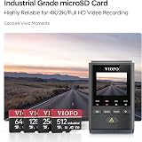 VIOFO 128GB Industrial microSD Card U3 A2 V30 4K Dash Cam High Speed w/ Adapter view 3