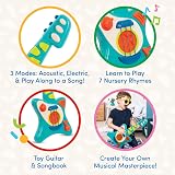 Battat Lil' Rocker Toy Guitar for Toddlers Kids Ages 2+ with Songbook Acoustic view 4