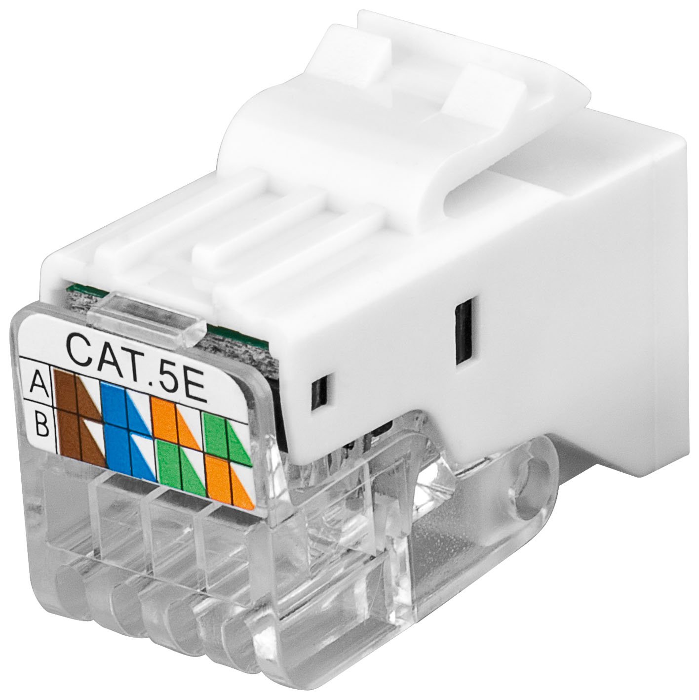 Goobay 95739 Keystone Module, RJ45, CAT 5e, UTP, 100 MHz