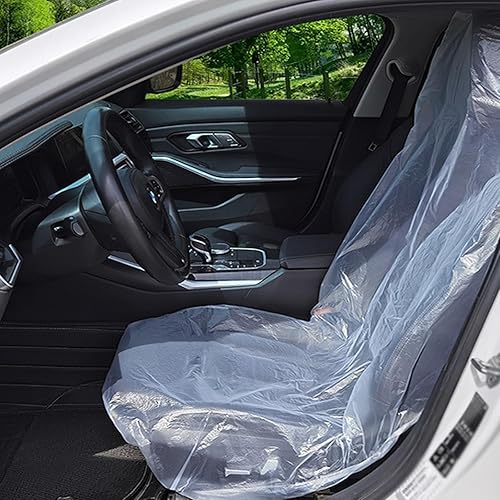 Jawmoy 100 PCS Car Seat Covers, Disposable Seat Protection Covers
