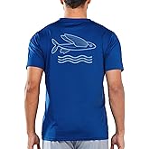 NORTHYARD Mens Swim Shirt Rash Guard UPF 50+ Quick Dry Short Sleeve Fishing Shirts Sun Protection Shirt Beach Water Swimming