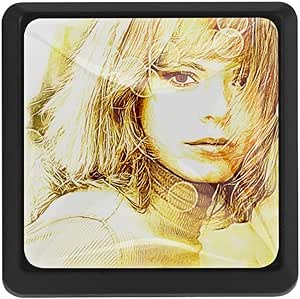 Rectángulo Retrato artístico Dibujo Ilustración artística con tornillos