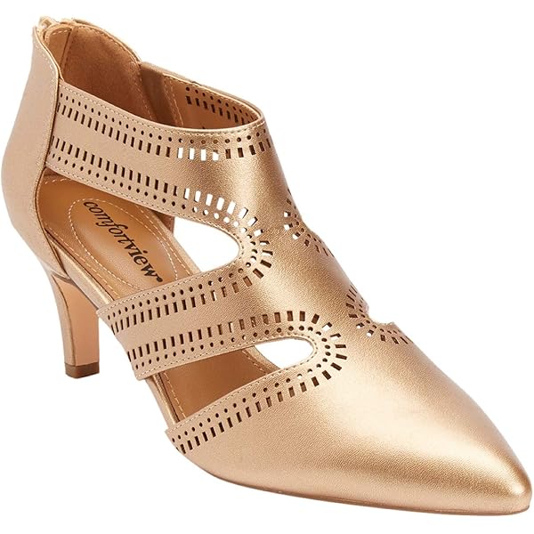 Comfortview Women's Julian Pump - Elegant Dress Shoes With Wide Width Options Available