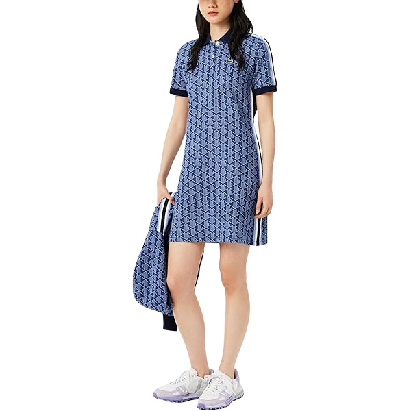 Lacoste Women's Slim Fit Stretch Petit Piqu Polo Dress, Beige, 0 at Amazon Women's Clothing store Lacoste Women's Slim Fit Stretch Petit Piqu Polo Dress, Beige, 0 at Amazon Women's Clothing store