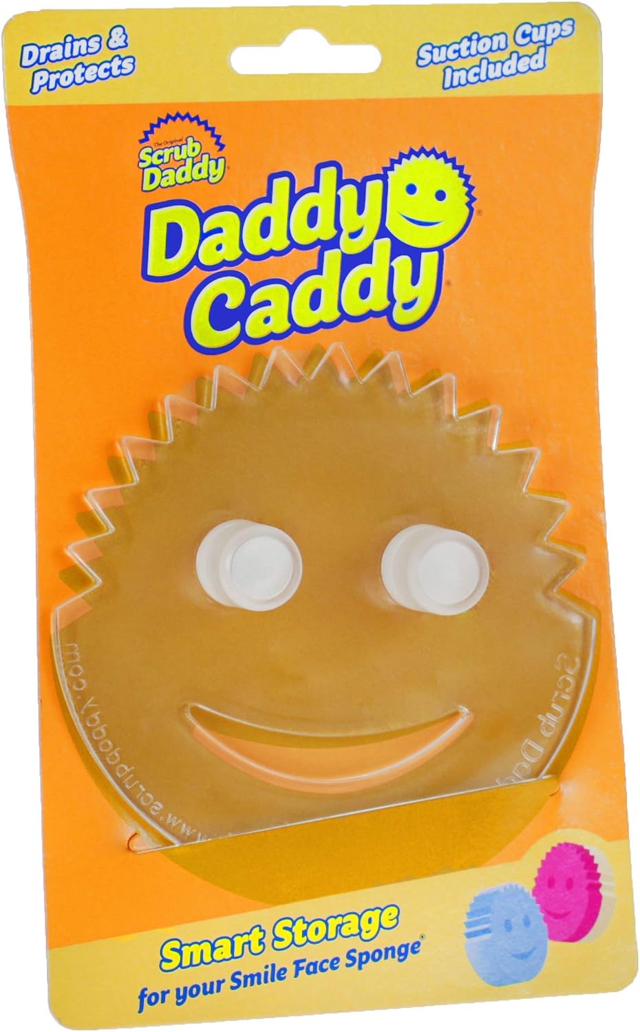 Scrub Daddy Holder for Sink, Scrub Daddy Caddy Dish Sponge Holder & Cleaning Organiser, Quick Dry Kitchen Accessory