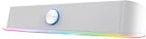 Trust Gaming GXT 619W Thorne PC Soundbar 12W RGB USB Powered White view 1