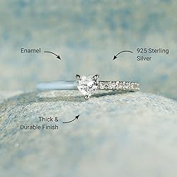 STORYJEWELLERY Purity Ring, Heart Rings for