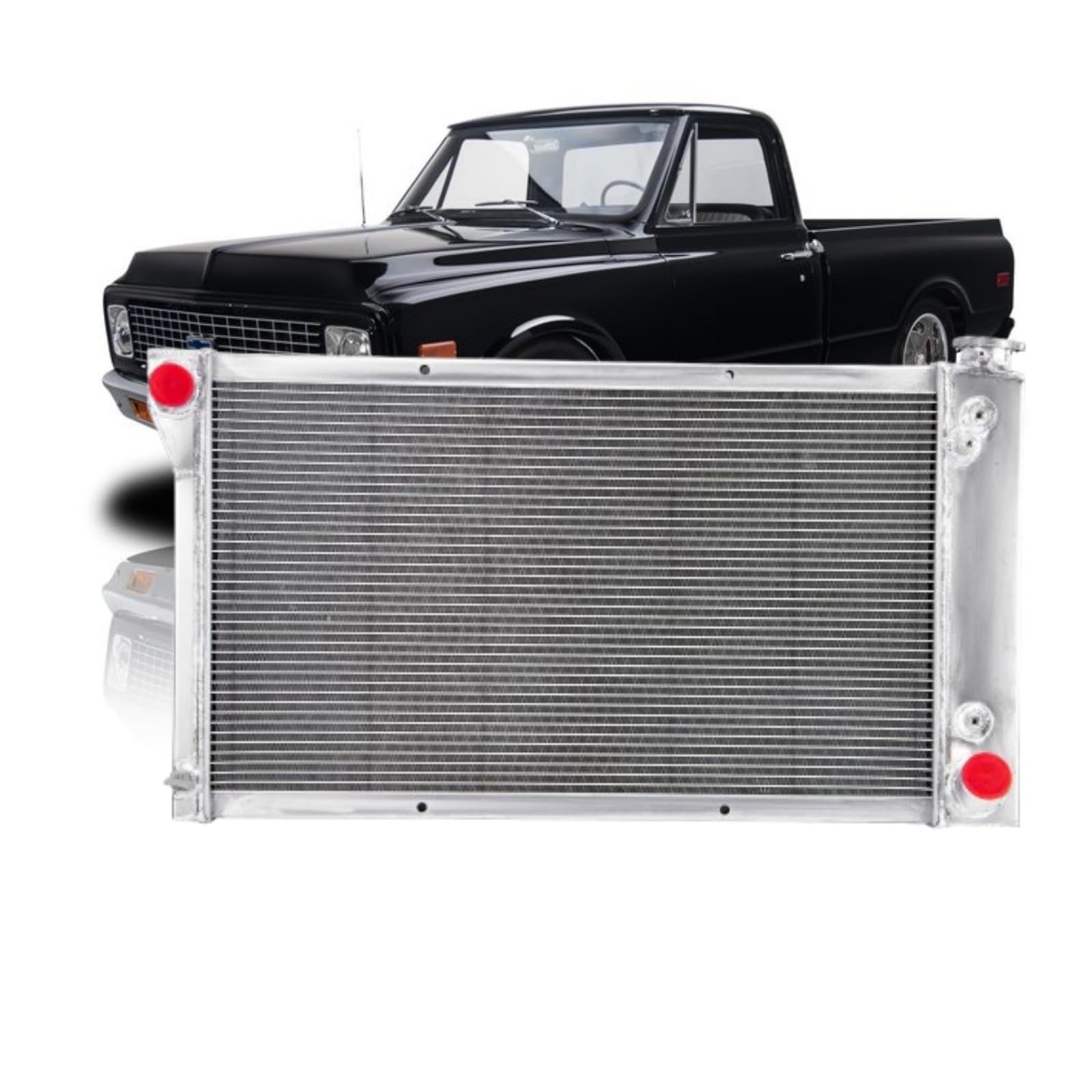 Tepilauda 3 Row All Aluminum Radiator for 1967 1968 1969 1970 1971 1972 ...