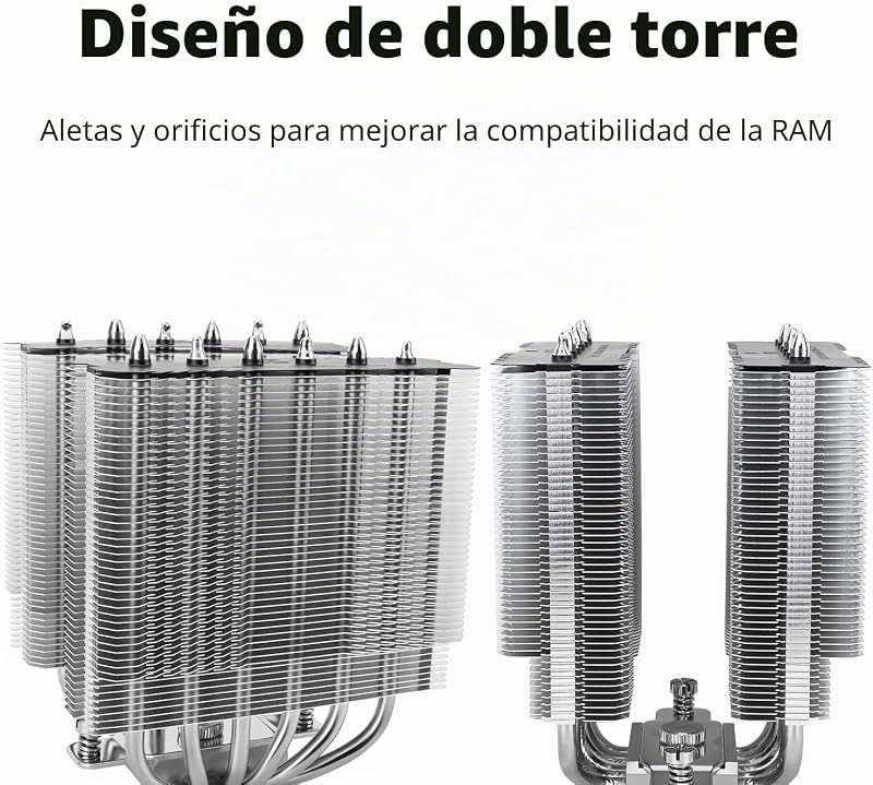 TR Peerless Assassin 120 SE ARGB Enfriador de CPU, 6 tubos de calor, ventilador doble 120mm TL-C12C-S PWM, tecnología AGHP, para AMD AM4/Intel 1150/1151/1200