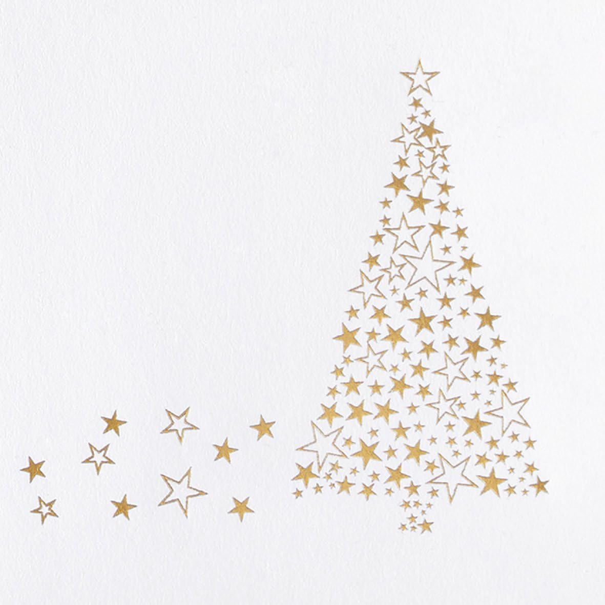 SIGEL DU084 Christmas envelopes "Golden Tree", DL, with window, 90 gsm, 50 Pieces, Golden Tree - white/golden, Envelopes - 50 pieces - Image 3