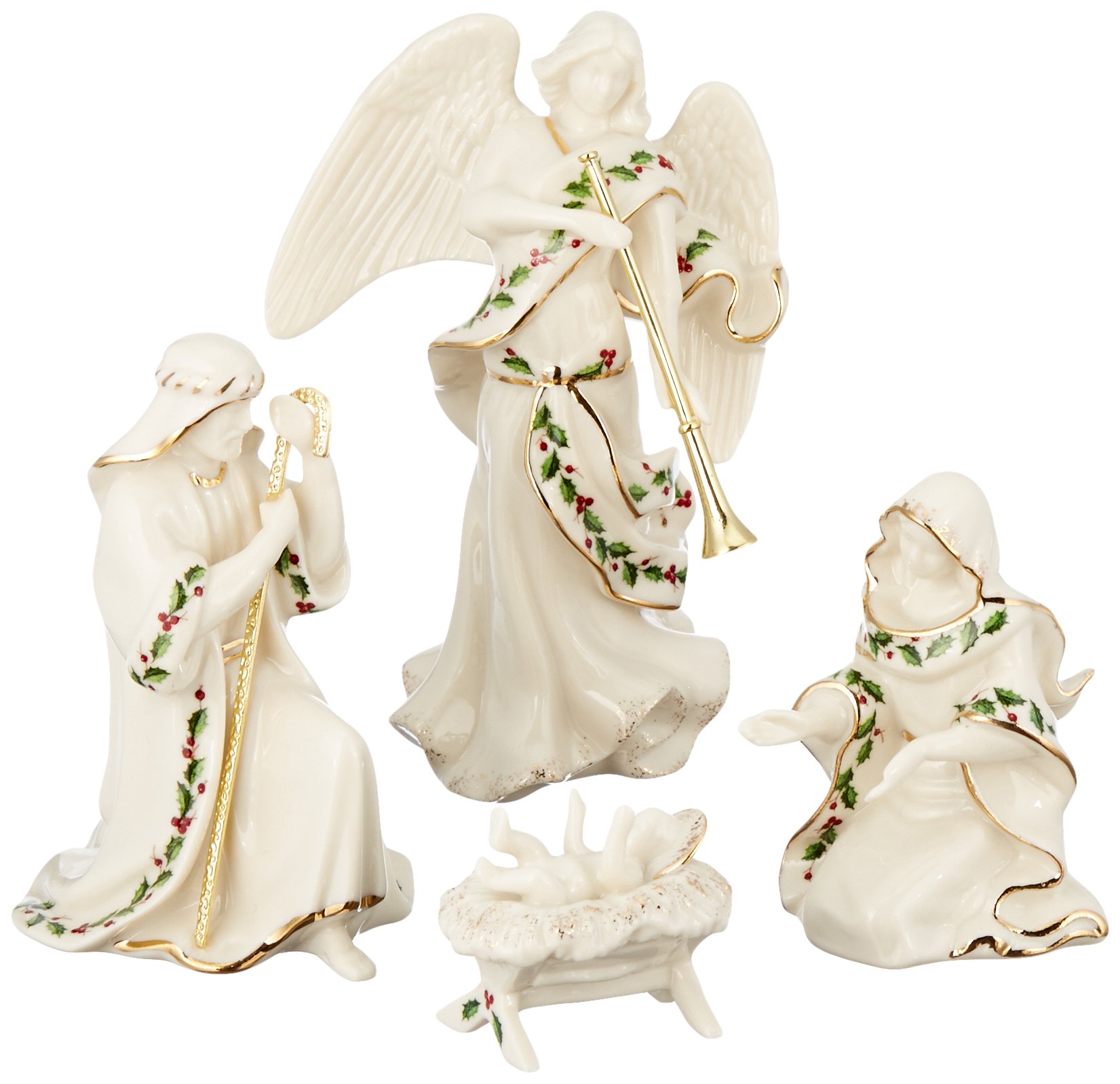 Lenox Holiday Nativity, Set of 7 (Holy Family, Three Kings, Angel) eBay