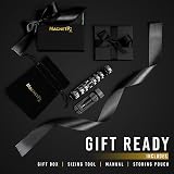 MagnetRX Ultra Strength Magnetic Bracelet Black 48 Neodymium Magnets 316L view 7