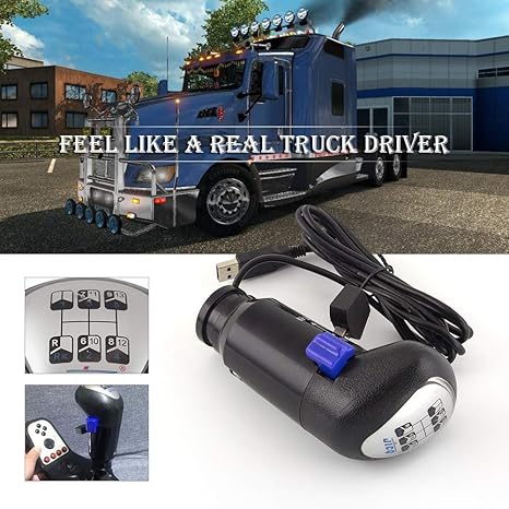 color tree USB Schaltknauf von Einem Man Truck ATS & ETS2 Spiele Logitech G29 G27 G25 G920