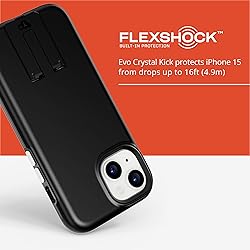 Tech21 Evo Crystal Kick case for iPhone 15