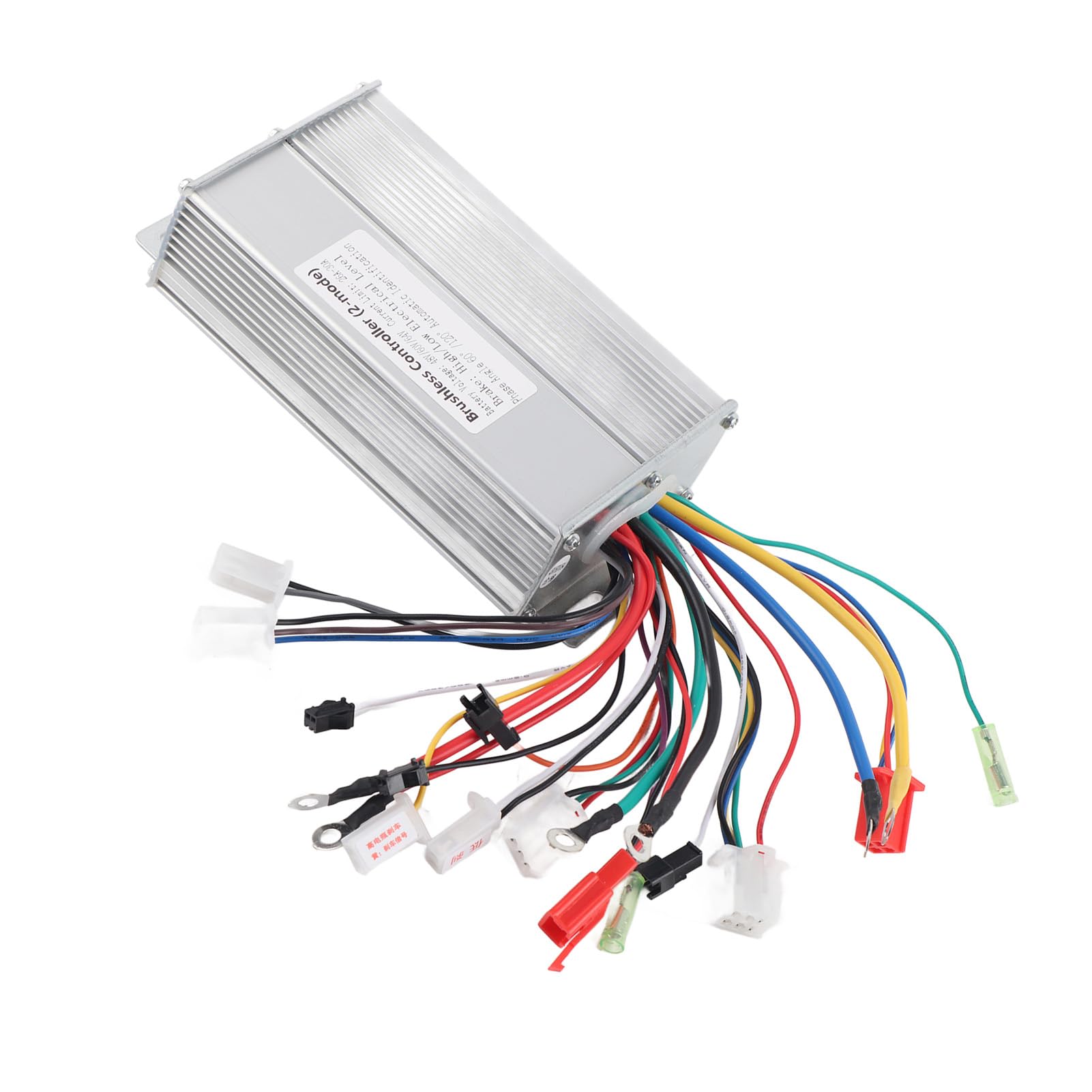 Naroote Electric Controller, Electric Throttle, 7x3.3x1.6inch 48V 60V 64V Brushless Motor Controller 1000W-1500W Electric Scooter Accessories For Electric & Scooter