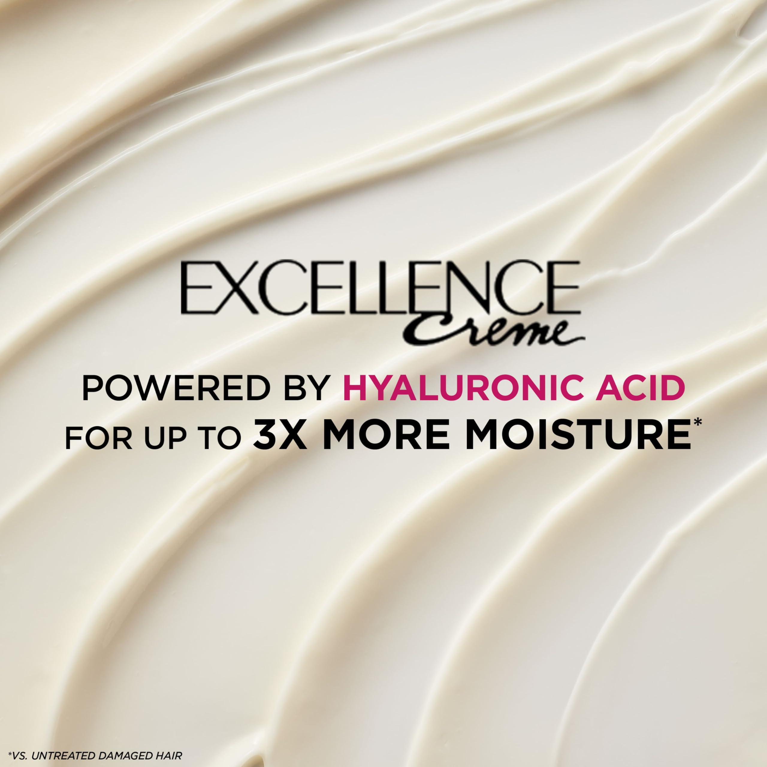 L'Oreal Paris Excellence Crème Permanent Hair Dye, Triple Care Hair Color with Pro-Keratine Complex for 100% Gray Hair Coverage, 4 Dark Brown, 1 Kit