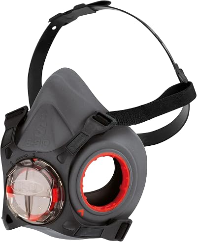 JSP Force8 Half Mask Small with PressToCheck P3 R D Filters (Sold Separately)