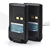 ROWSHEP (2-Pack) 7.4V 3200mAh Li-ion Battery Replacement for Retevis RT29 Ailunce HD1 Walkie Talkie Two Way Radios