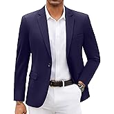 COOFANDY Mens Blazer Jacket One Button Casual Suit Jackets Stretch Knit Sport Coat