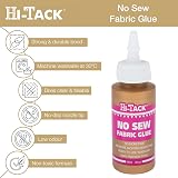 HI-TACK Hi-Tack No-Sew Glue 60ml Quick-Dry Machine Washable Fabric Adhesive view 2