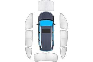 KMF Windshield Sun Shade Replacement for Toyota Highlander Accessories 2020-2024, Side window sun shade Cover Sun Visor Shield Cover, Rear window Sunshade for Camping/Baby UV Block and Privacy Protect