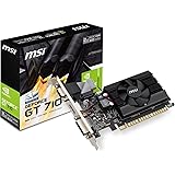 MSI Gaming GeForce GT 710 2GB GDRR3 64-bit HDCP Support DirectX 12 OpenGL 4.5 Single Fan Low Profile Graphics Card (GT 710 2G