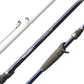 Duckett Fishing Jacob Wheeler Signature 2.0 Casting Rods, Spinning &amp; Crankin' Rods, Pro Angler Designed, Extremely Lightweight &amp; Balanced Sensi-Touch Multi-Modulus Blanks