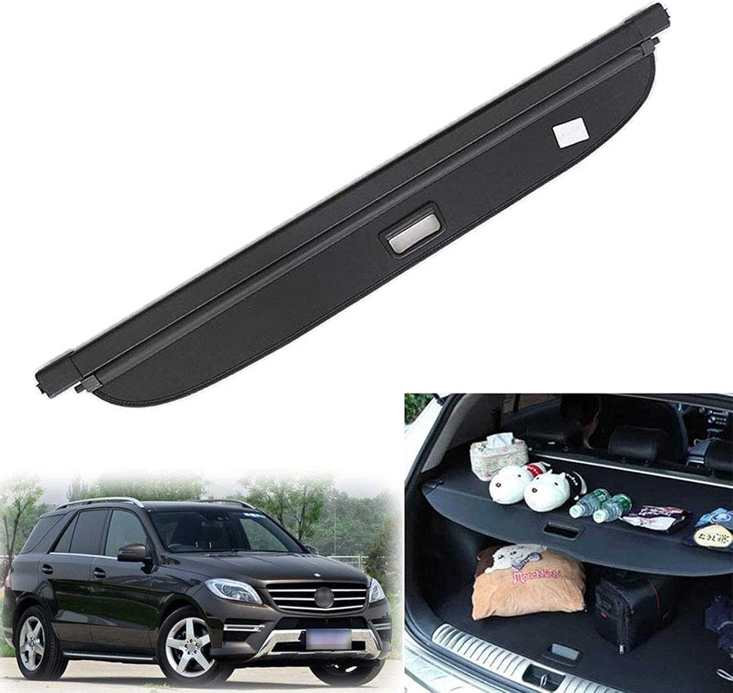 Car Retractable Rear Trunk Parcel Shelf for Mercedes Be nz GL350 2013
