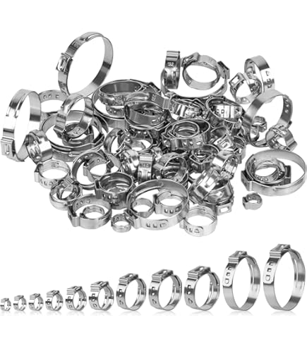 Motion Pro Stepless Clamps 10-Pack – 29.9-33.1mm For Secure Hose Clamping