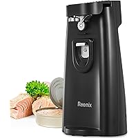 Amazon.com: Electric Can Opener, Reemix Automatic Can Opener with Knife ...