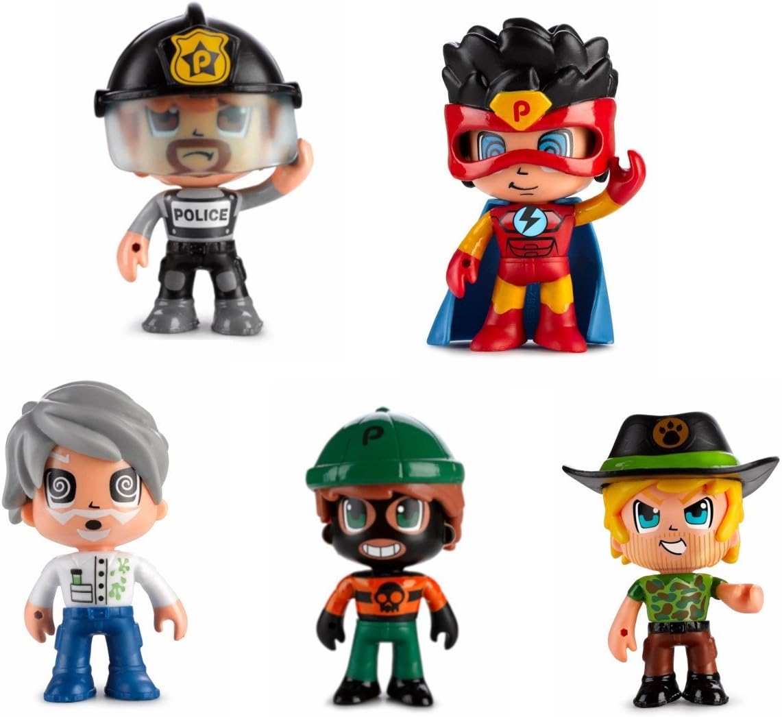 Pinypon – Pack of 5 Figures, Multicoloured (Famous 700014490)