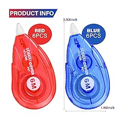 Vobou White Correction Tape, Easy To Use Applicator