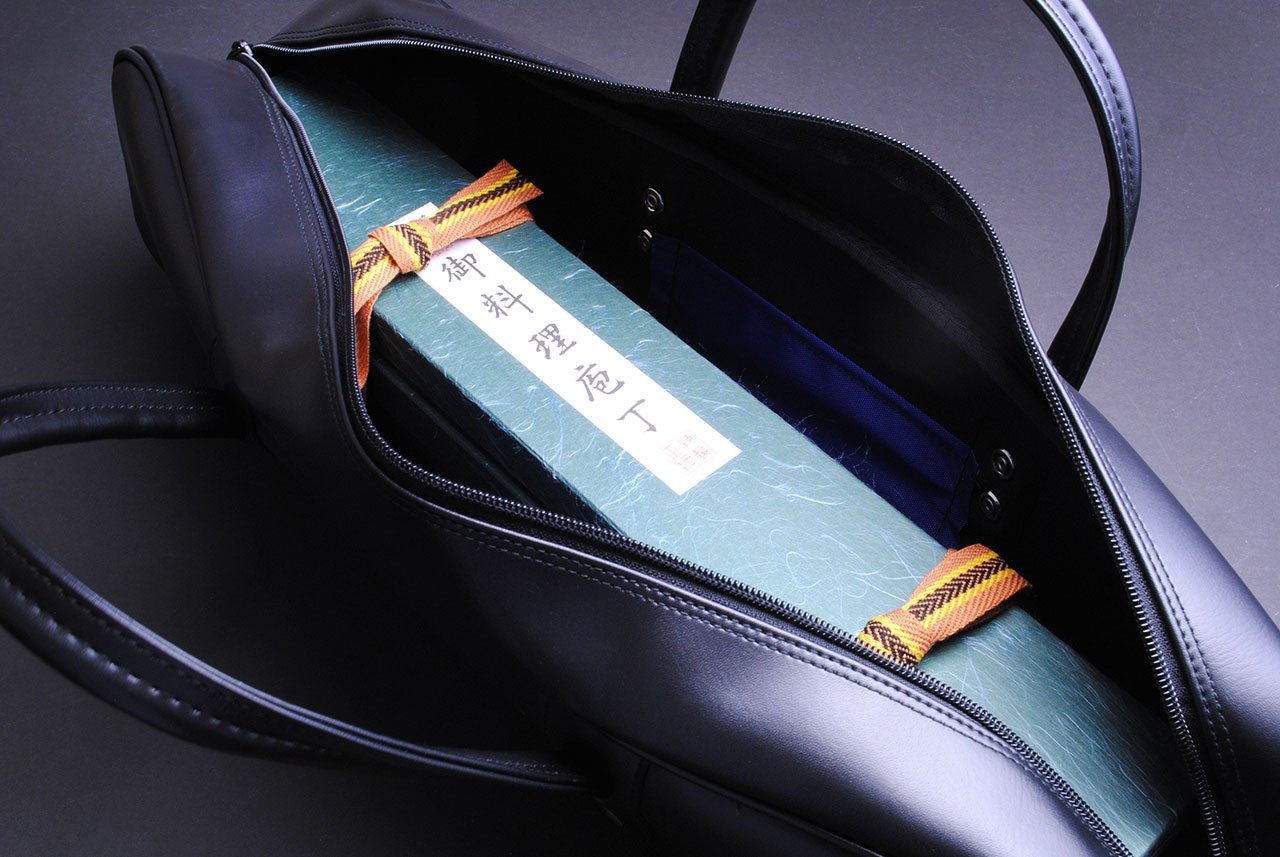 Yoshihiro Leather Knife Culinary Bag Japanese Sushi Chef Tool