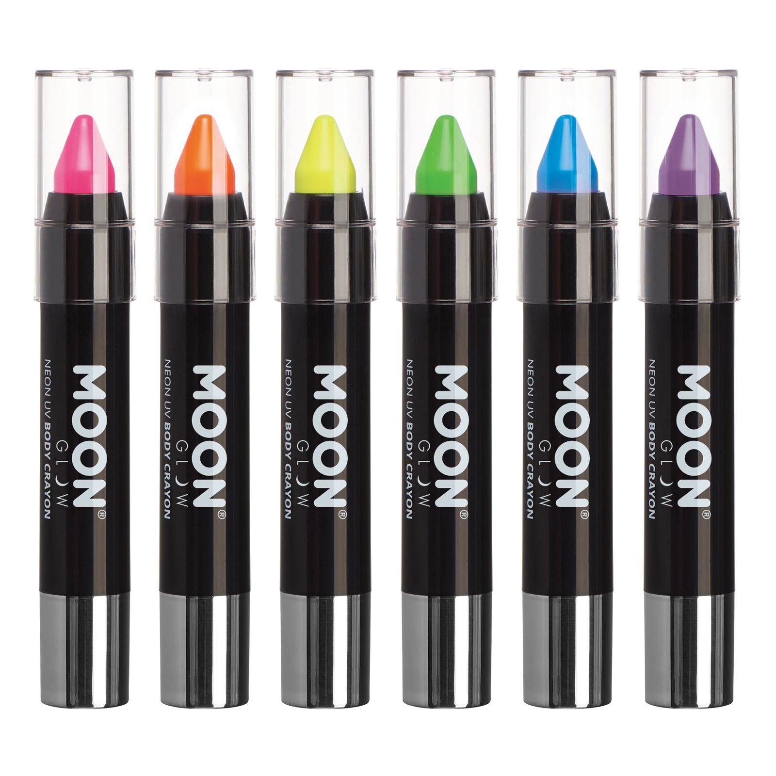 Buy Moon Glow Neon UV Face Paint Stick/Body Crayon makeup for the Face & Body Pastel set of