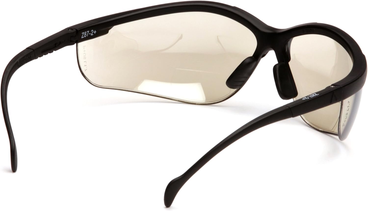 Pyramex V2 Bifocal Reader Safety Glasses Protective Eyewear, 1.5 Diopters, Amber : Hunting Safety Glasses : Sports & Outdoors