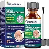 Corn Removers for Toes: Liquid Salicylic Acid Corn Removal for Feet - Corn Callus Remover for Feet Extra Strength (0.5 Fl Oz)