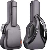 CAHAYA Guitar Case 18mm Padding Deluxe Gig Bag 40 41 42 Inch Grey CY0176
