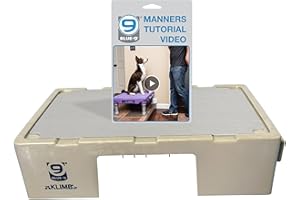 Blue-9 KLIMB Jr. Professionally Designed Dog Training Platform and DIY Guide for Behavior Basics, Made in The USA, Tan