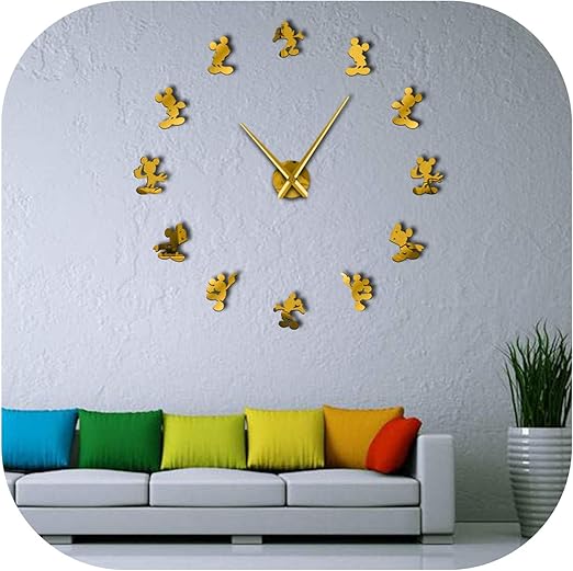 Amazon Com Wall Clock Classic Cartoon Creative Minnie Mickey