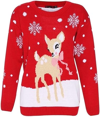 mum and son christmas jumpers