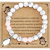 AHAETH Penguin Bracelet Gifts for Women Cute Penguins Themed Lovers Jewelry Penguin