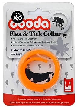 XPO Flea and Tick Dog Collar (Orange, 40cm)