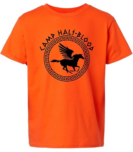Amazon.com: Affect Design Studio Camp Half-Blood Orange Shirt (XS
